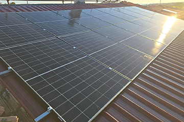 Pannelli solari di un impianto fotovoltaico